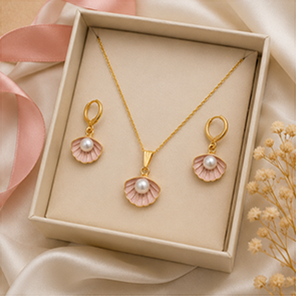 1 Set Combo: Matte Gold Peacock Choker with Jhumkas