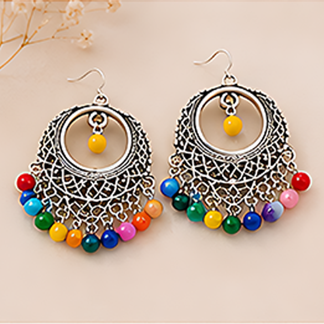 10 Oxidized Jhumka Style Earrings Combo