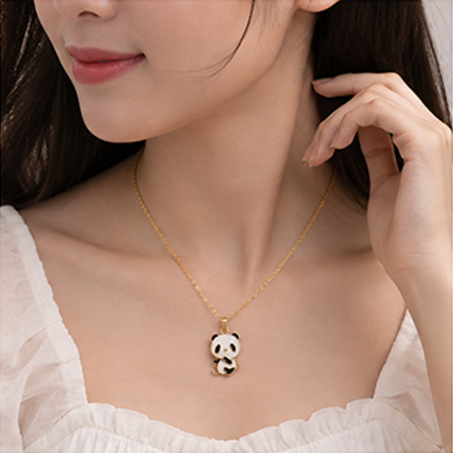 Pack of 6 Cute Enamel Charm Pendant Chain Set | Unicorn Butterfly Panda